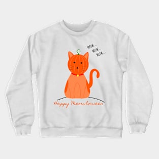 Happy Meowloween Crewneck Sweatshirt